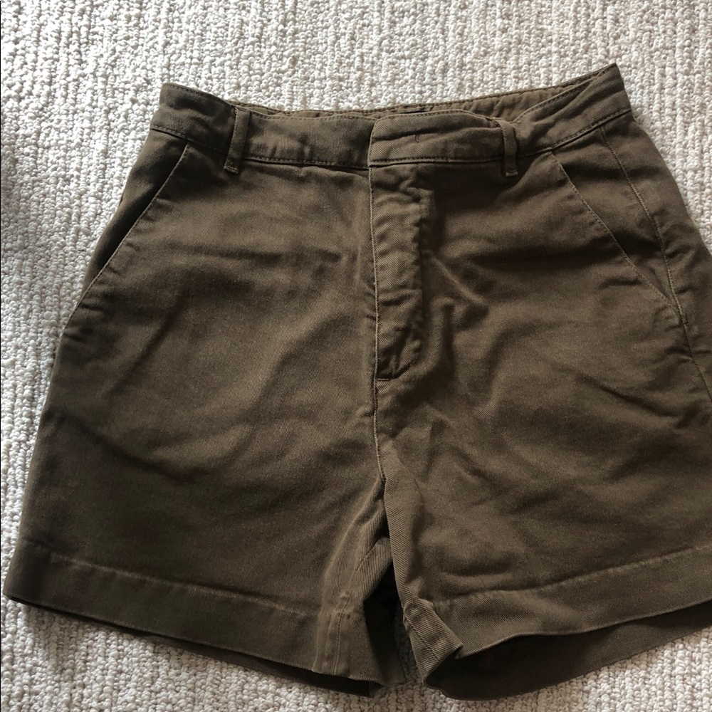 ME+EM Olive Green Shorts